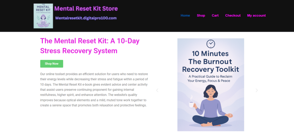 MENTAL RESET KIT STORE - DIGITAL PRO - DEBASISH CHANDA